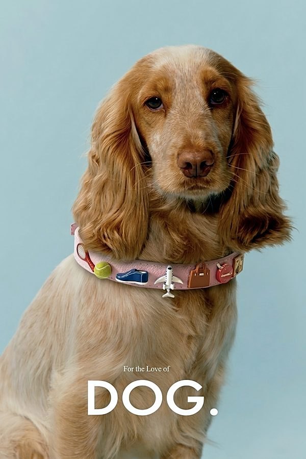 Barkin cover, a golden retriever